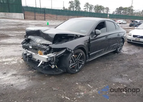 2025 Hyundai Sonata N Line z USA, uszkodzony, nr VIN KMHL54JC2SA460459